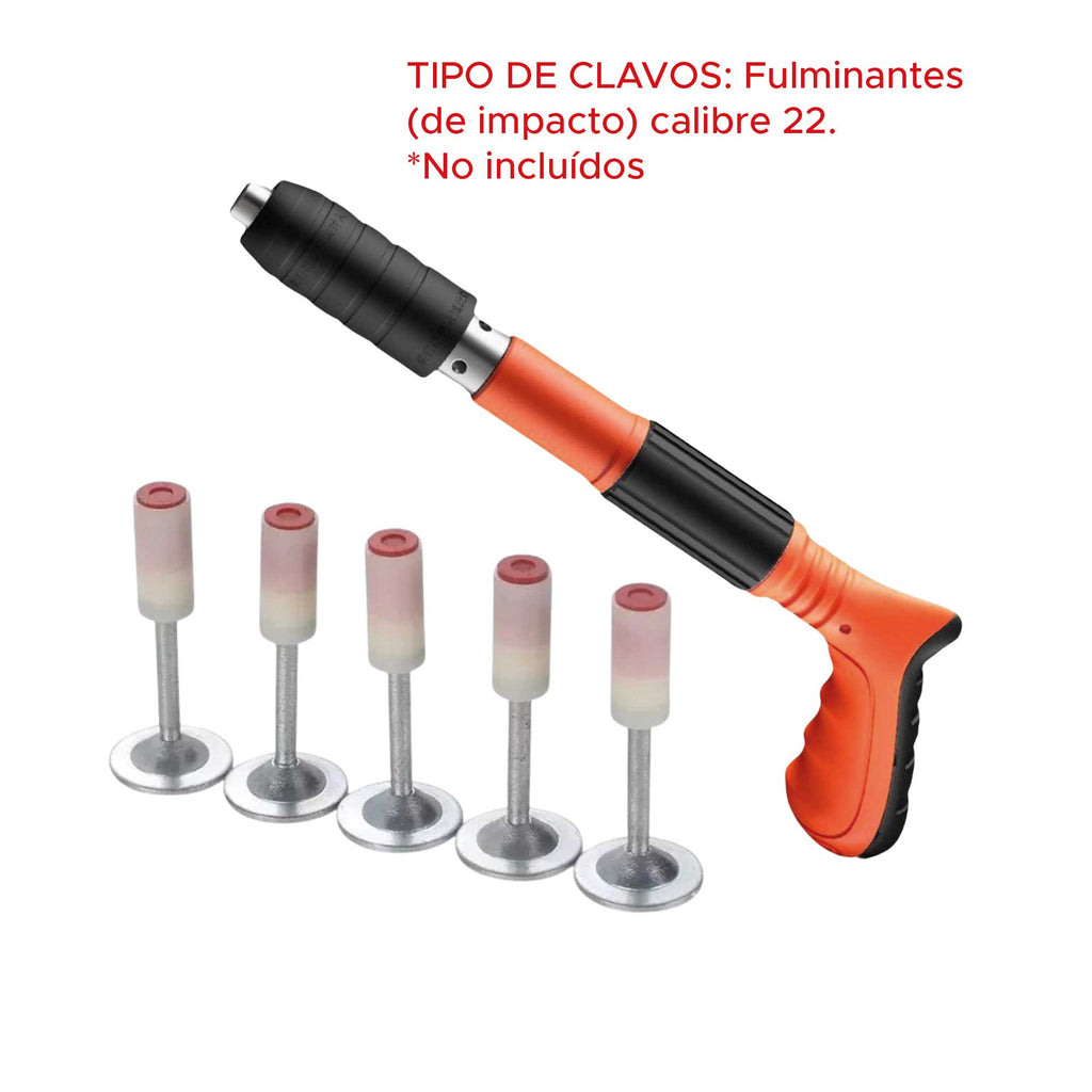 Pistola REMACHADORA con clavos